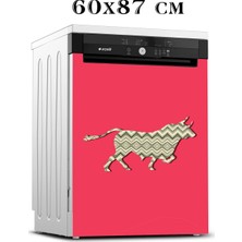 Renkselart Bulaşık Makinesi Sticker 134