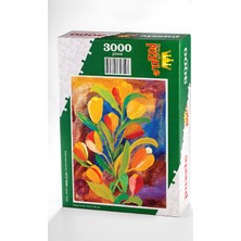 King Of Puzzle Laleler Tablo Ahşap Puzzle 3000 Parça (Nt79-Mmm)