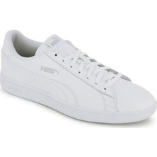 Puma Erkekler İçin Smash v2 L Spor Ayakkabı Hafif ve Esnek Tasarım ile Puma White