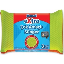 Banat Extra Çok Amaçlı Sünger 2'li