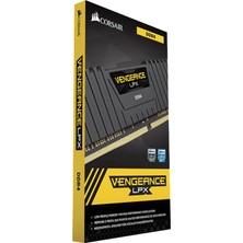Corsair Vengeance LPX 16GB (2x 8GB) 3200 MHz DDR4 CL16 Dual Kit Ram - Siyah CMK16GX4M2E3200C16