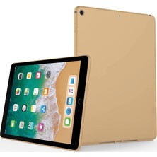 CresCent Apple iPad Pro 12.9 3.Nesil (2018) Rubber&Soft Feeling Tablet Kılıfı (A1876/A2014/A1895/A1983) 12.9 İnç Gold