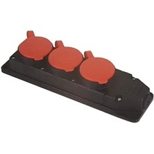 Alfa Kauçuk 3'lü Trifaze Fiş 3 x 25