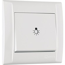 Makel Defne Light Yaylı Anahtar Beyaz