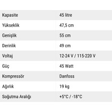Indel B Tb45 Kompresörlü Oto Buzdolabı 45 Lt.