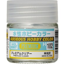 Mr. Hobby Aqueous Hobby Color Premium Clear Semi-Gloss