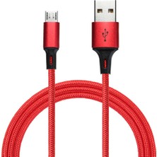 Tigdes Micro USB İpli Şarj ve Data Kablosu - Kırmızı