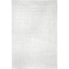 Payidar Halı Shaggy 9000NM 80X300 cm Beyaz Modern Halı