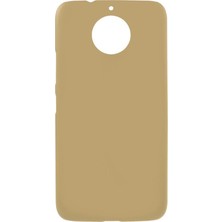 Microcase Motorola Moto G5S Premium Matte Silikon Kılıf Gold