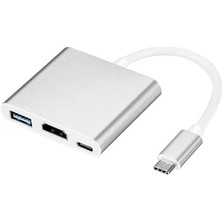 Codegen USB 3.1 Type-C - USB 3.0+ HDMI+ USB 3.1 Type-C Çoklayıcı Adaptör CDG-CNV39