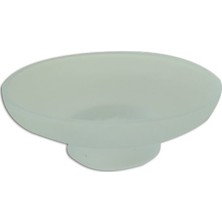 Çelik Banyo Oval Sabunluk Camı