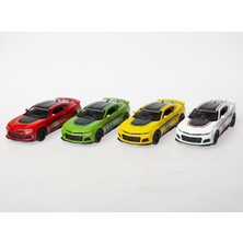 Chevrolet Camaro Zl1 Kinsmart Model Araba 4'lü Set