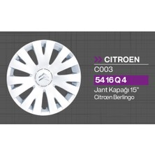 Tisa Citroen Berlingo 15" Jant Kapağı 4'lü Takım JKC003