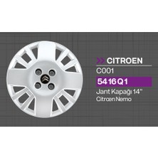 Tisa Citroen Nemo 14" Jant Kapağı 4'lü Takım JKC001