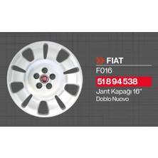 Tisa Fiat Doblo - Nuovo 16" Jant Kapağı 4'lü Takım JKF016