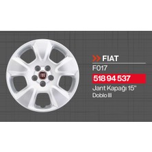 Tisa Fiat Doblo 15" Jant Kapağı 4'lü Takım JKF017