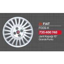 Tisa Fiat Grande Punto 15" Jant Kapağı 4'lü Takım JKF009 - K
