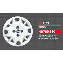 Tisa Fiat Po Palio - Albea 14" Jant Kapağı 4'lü Takım JKF006