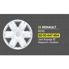 Tisa Renault Megane Caraibes 15" Jant Kapağı 4'lü Takım JKR010