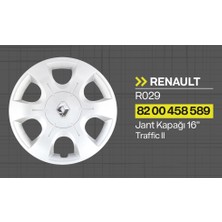 Tisa Renault Traffic II Tip 16" Jant Kapağı 4'lü Takım JKR029