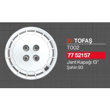 Tisa Tofaş Şahin 93 S 13" Jant Kapağı 4'lü Takım JKT002