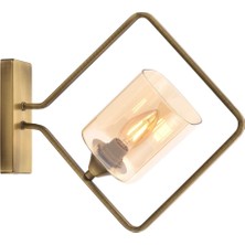 AVONNI AP-60103-1E Eskitme Kaplama Aplik E14 Metal Cam 8x28cm