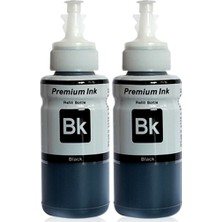 Photoink EcoTank L360 için2 Adet Siyah Mürekkep