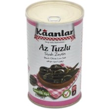 Kaanlar 800 Gr. Az Tuzlu Doğal Siyah Zeytin