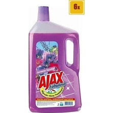 Ajax Fabuloso Yüzey Temizleyici Lavanta 2 Lt 6'lı Set