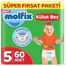 Molfix Külot Bez 5 Beden Junior Süper Fırsat Paketi 60 Adet