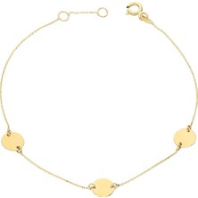 Glorria Sv0139 Altın Plaka Bileklik