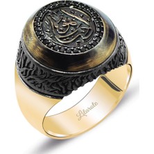 Lilarote Tuğra Motifli Şovalye Yüzüğü