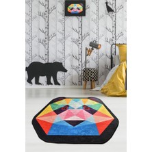 Chilai Home Chilai Home Enjoy Panda 140X140 cm Çocuk ve Bebek Halısı Djt