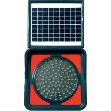 Evelux Solar Ledli Flaşör, Solar Çakar Lamba Kırmızı