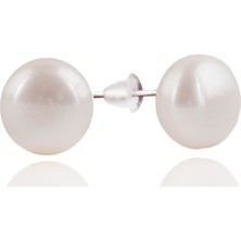 Stoneage Jewellery Beyaz İnci Doğal Taş Bayan Küpe