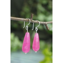 Stoneage Jewellery Jade Rahatlatıcı Doğal Taş Bayan Gümüş Küpe