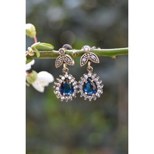 Stoneage Jewellery Safir Taşlı Otantik Bayan Küpe