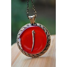 Stoneage Jewellery Elif Figürlü Bayan Otantik Kolye