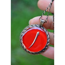 Stoneage Jewellery Elif Figürlü Bayan Otantik Kolye