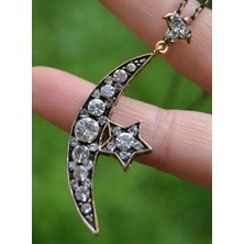 Stoneage Jewellery Ay Yıldız Otantik Bayan Kolye