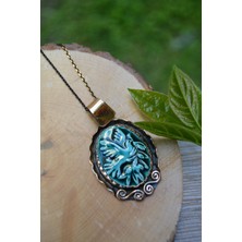 Stoneage Jewellery Özel Tasarım El Yapımı Çini Bayan Kolye