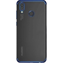 Microcase Huawei P20 Lite Plating Series Silikon Kılıf Mavi