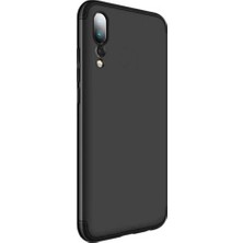 Microcase Huawei P20 Pro Tam Koruma Kapak 360 Derece Kılıf Siyah