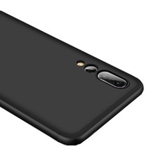 Microcase Huawei P20 Pro Tam Koruma Kapak 360 Derece Kılıf Siyah