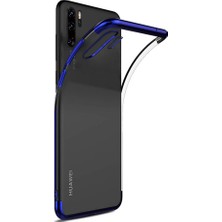 Microcase Huawei P30 Pro Plating Series Silikon Kılıf Mavi