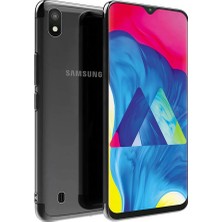 Microcase Samsung Galaxy A10 Plating Series Silikon Kılıf Siyah