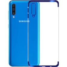 Microcase Samsung Galaxy A50 Plating Series Silikon Kılıf Mavi