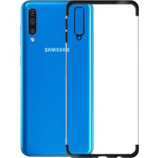 Microcase Samsung Galaxy A50 Plating Series Silikon Kılıf Siyah