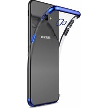 Microcase Samsung Galaxy J4 Plus Plating Series Silikon Kılıf Mavi