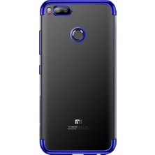 Microcase Xiaomi Mi 5X - Mi A1 Plating Series Silikon Kılıf Mavi